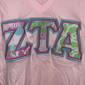 ZTA sorority letter shirt